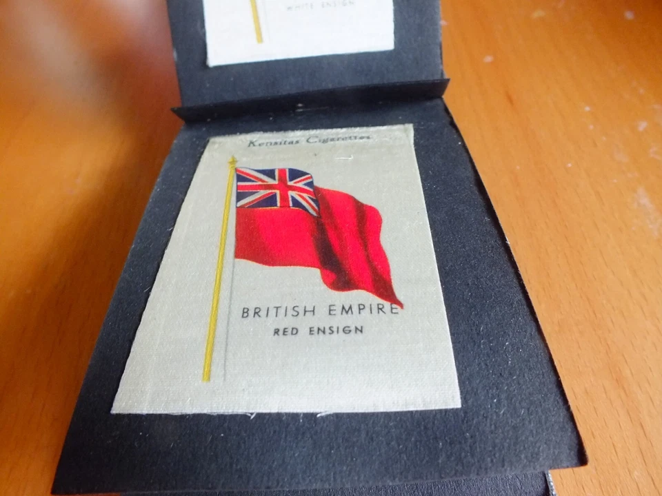 31 Old Kensitas Cigarette Silks British Empire Flags In Cambrian Album - Image 3 of 4