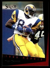 1993 Select #183 Troy Drayton Los Angeles Rams Rookie Football Card. rookie card picture