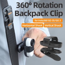 Image of 360 Rotation Bagpack Clip for Insta360 GO 3S Mini Camera Mount Stand Accessories