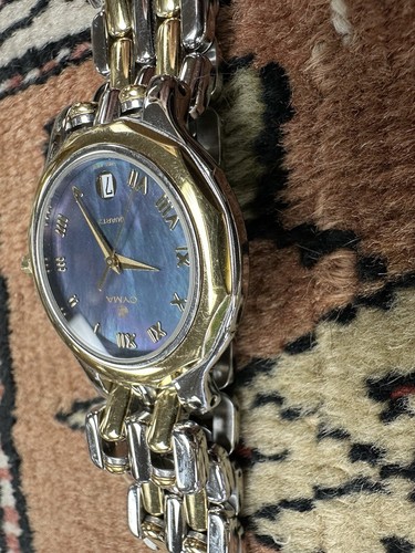 Cyma Men’s Solid 18K Gold Stainless Steel Watch 34mm Retail $3500+ Stunning Rare - Picture 17 of 21