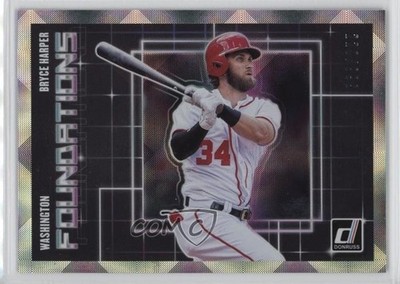 2018 Panini Donruss Foundations /999 Bryce Harper #F6 r9d