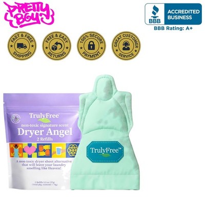 Signature Scent Dryer Angel - 1 Pack + Refill for Up to 365 Days of Freshness