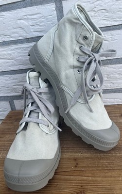 PALLADIUM-Herren Plateau Sneaker/Chucks-Textil-graubeige-Gr. 43-wie NEU
