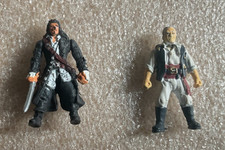 VINTAGE PIRATES OF THE CARRIBEAN MINI TOY PLAYSET FIGURES