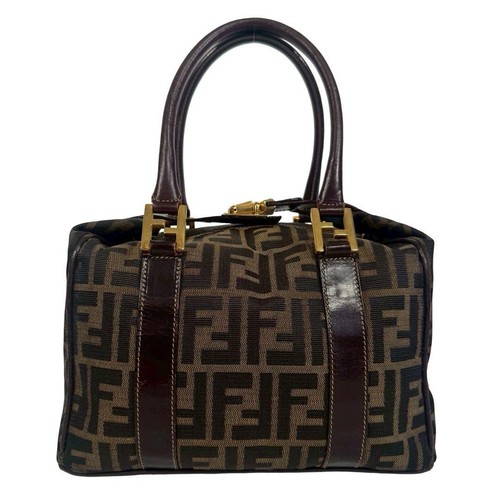FENDI vanity Zucca pattern handbag