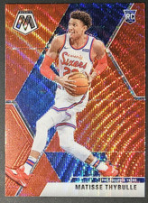 Matisse Thybulle 2019-20 Panini Mosaic RED WAVE PRIZM Rookie Card (no.245). rookie card picture