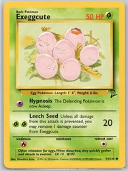 Exeggcute 74/130 Base Set 2 Common Pokémon TCG