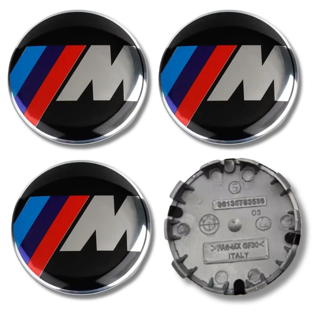 BMW Alloy Wheel Centre Cap Hub x4 68mm Black Many Models X1 X7 1 2