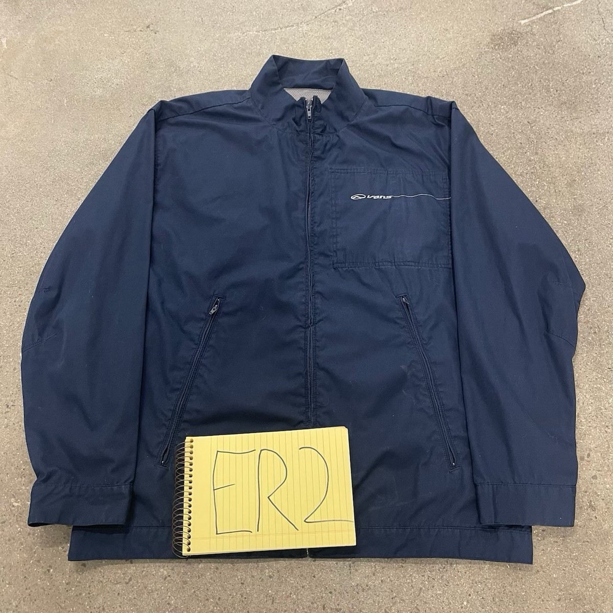 Vintage 90s 2000s Vans Skate Nylon Windbreaker Jacket Size XL | eBay