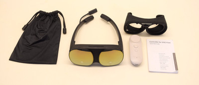 HTC Vive Flow Virtual Reality VR Headset 2Q7Y100 w/Remote - USED / TESTED!