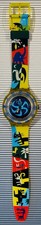 (432)  Poulpe SWATCH Scuba SDJ102 Ungetragen TOP Tintenfisch Meer