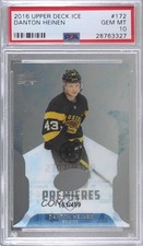 2016 Upper Deck Ice Premieres /499 Level 3 Danton Heinen #172 PSA 10 GEM MT 5w7