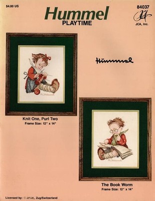 HUMMEL PLAYTIME   JCA Cross-Stitch Book 84037