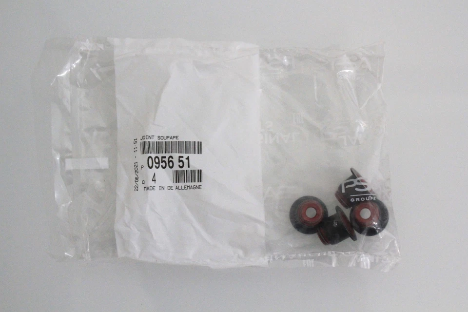 CANTIDAD:4 PSA PEUGEOT Partner Van 206 307 407 08 3008 5008 sello de vástago de válvula 095651 Foto 2 de 3