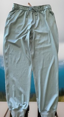 Lululemon Pants Womens 10 Blue Jogger High Rise Drawstring Cuffed