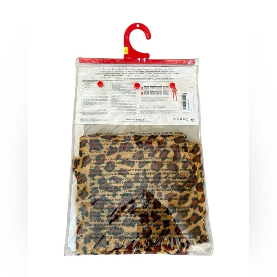 Disfraz de Halloween Smiffys Cavewoman para mujer talla pequeña Foto 2 de 4