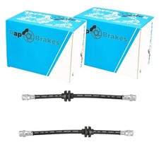 2x RAP BRAKES BREMSSCHLÄUCHE HINTEN passend für FIAT BRAVO STILO LANCIA DELTA