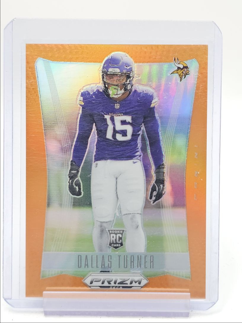 DALLAS TURNER 2024 PANINI PRIZM DECA ROOKIE ORANGE PRIZM RC /49 Q1605