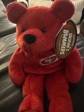 Vtg 1999 Salvinos Bammers Jerry Rice 80 San Francisco 49ers Beanie Baby Bear NFL