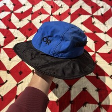 Vintage Outdoor Research Gore Tex Bucket Hat Mens Large Used Blue As Is READ