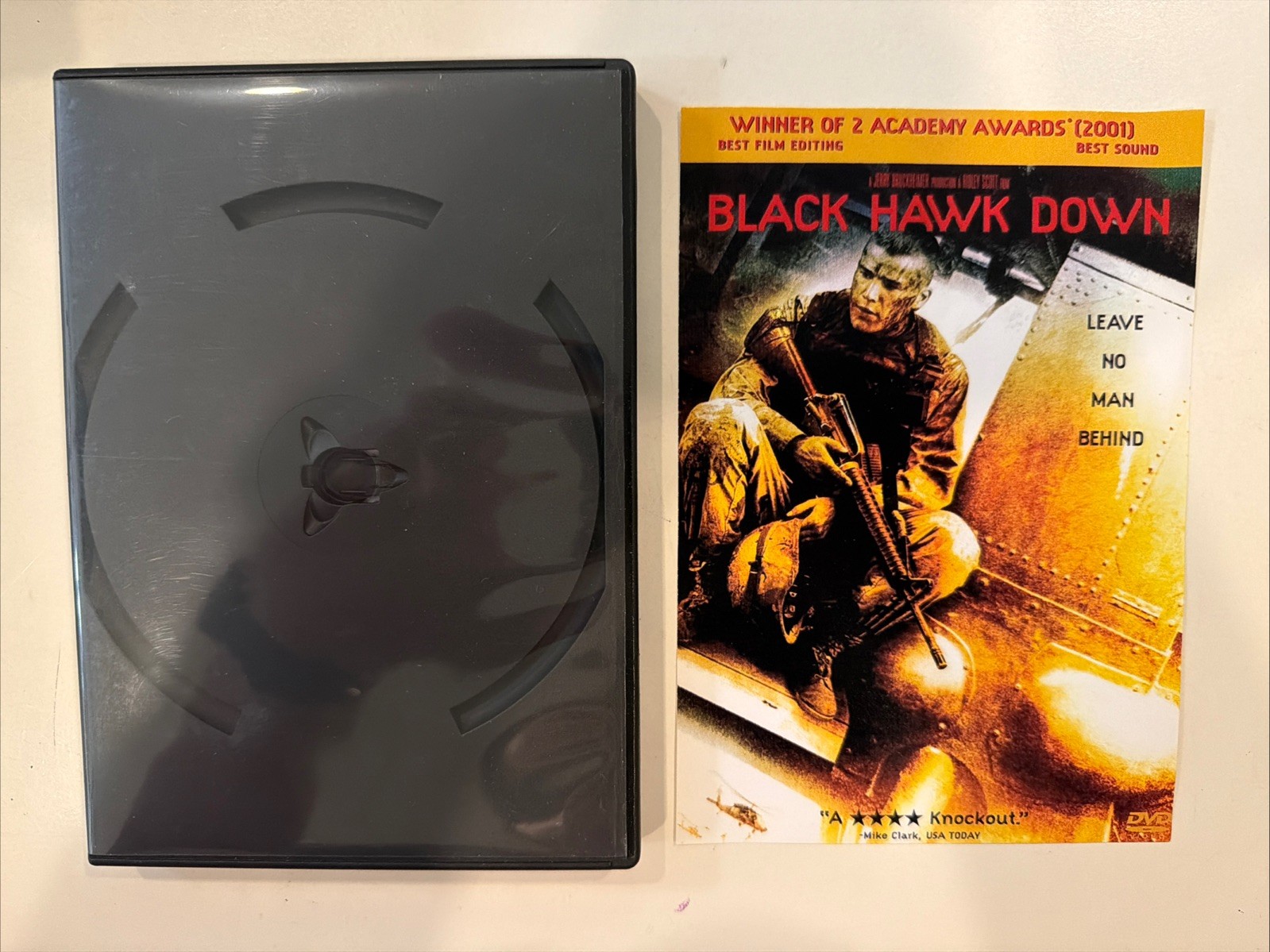 Black Hawk Down (DVD, 2001) Discs With Insert In Case; No Outer Label