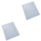 4 stücke DIY Epoxidform Ohrring Anhänger Schmuck Form Dekorative