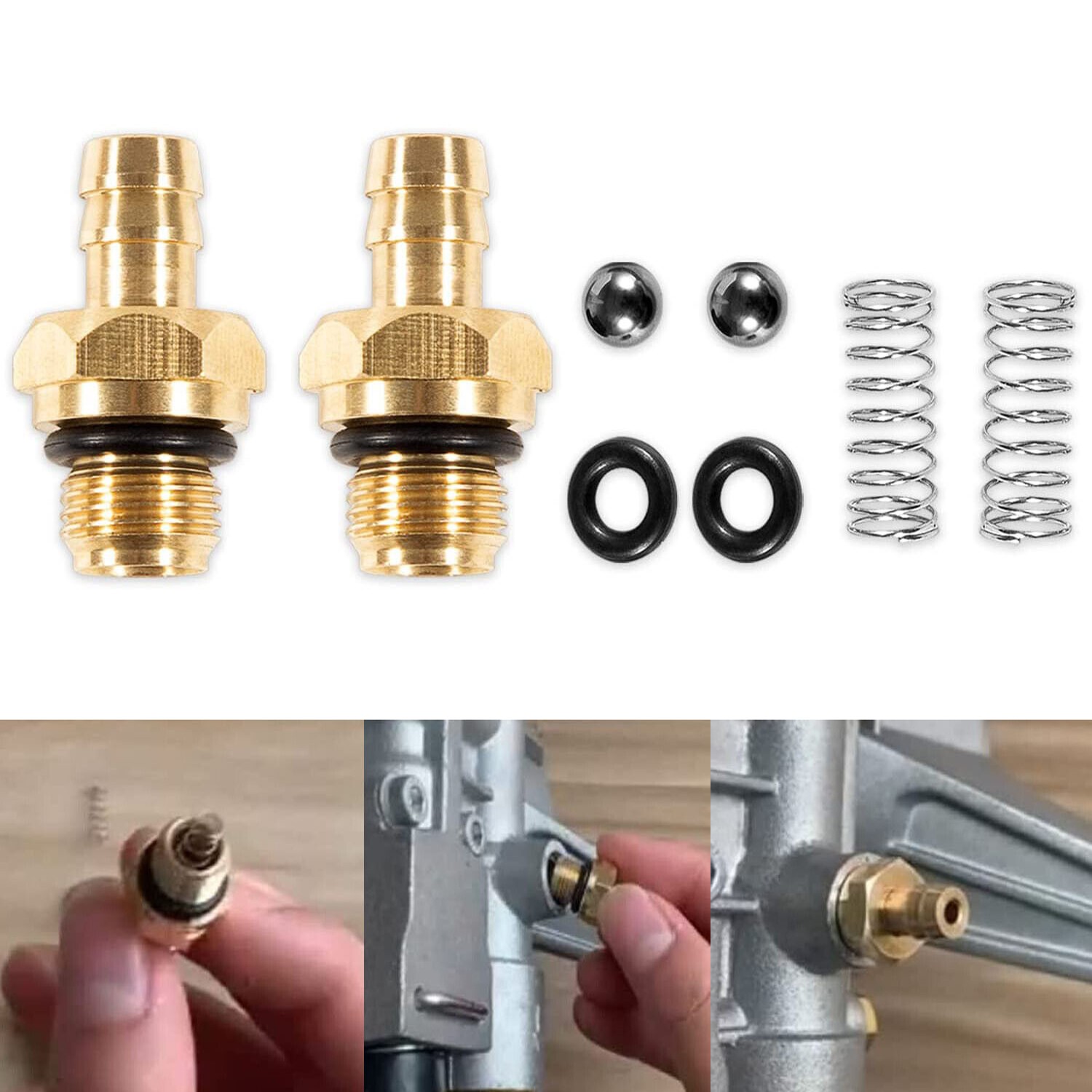 Pressure Washer Chemical Soap Injector Kit for Briggs Stratton 190635GS 190593GS