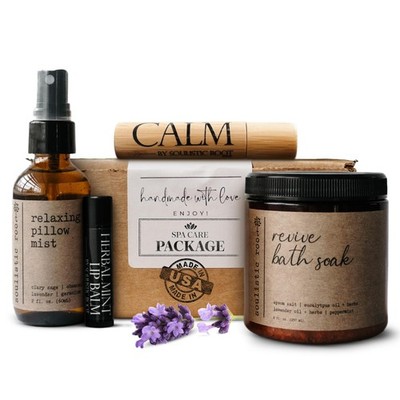 SOULISTIC ROOT SelfCare Set  Luxury Spa Bath Kit, Pillow Mist, Cooling Lip Ba...