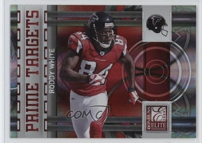 2009 Donruss Elite Prime Targets Red /199 Roddy White #2 oh4