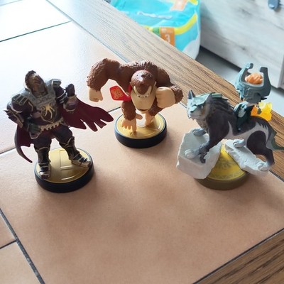 Nintendo amiibo 3er-Set NFC: Ganondorf, Donkey Kong, Wolf Link/Midna