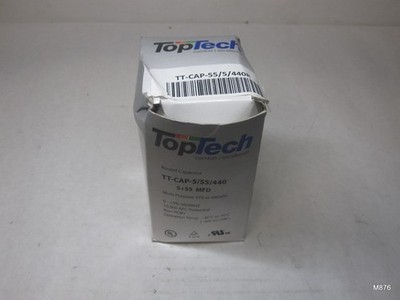 TopTech Motor Run Round Capacitor TT-CAP-5/55/400R / TT-CAP-5/55/400  5+55 MFD
