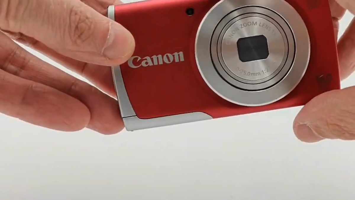 Canon PowerShot A2500 16.0MP Digital Camera Red - Tested Working
