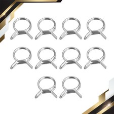 20Sets Double Wire Spring Hose Clamp 304 Stainless Steel 12mm Spring Clips