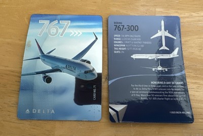 New 2025! Delta Air Lines Pilot Trading Cards 767 #71 | eBay