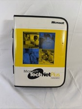 Vintage Microsoft TechNet Plus CD Subscription COMPLETE LOT Binder Case Discs