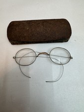 antique eyeglasses spectacles metal frame NICE