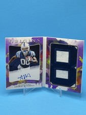 2024 Origins Football ADONAI MITCHELL Rookie Booklet Patch AUTO #5/8 - COLTS RC