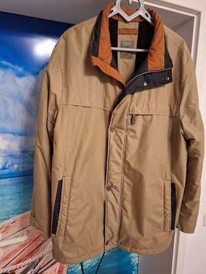 COVER Camel Beige Brown Tex Jacke 54 Mantel Trenchcoat Parka Business Gentleman