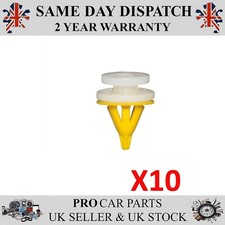 10X Interior Door Card Trim Panel Clips For Renault Megane Scenic Models