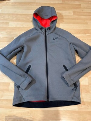 Nike Therma Sphere Max Training Jacket Hoodie 688475-091 Grey Mens Size L