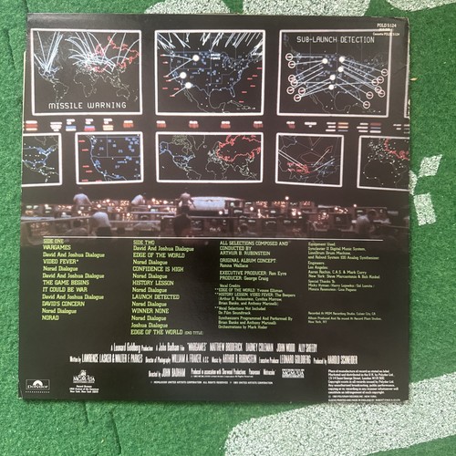 WARGAMES Soundtrack Vinyl Record POLYDOR 1983 Near Mint - Picture 3 of 6