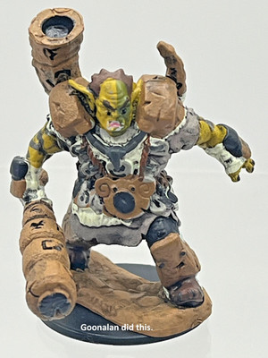 D&D Pathfinder Mini Wardlings Wave 4 Mud Orc UNIQUE