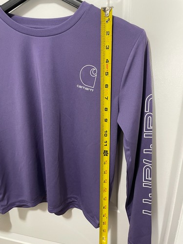 Carhartt Big Girls Force® Sun Defender T-Shirt - UPF 50+, Long Sleeve size XL - Picture 13 of 13
