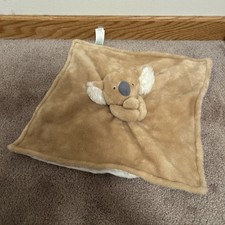 Carter's Child of Mine Tan Koala Bear Baby Lovey with Satin Underlay