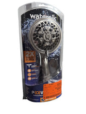 Waterpik PowerPulse Massage Wall Mount 7 Spray HandShower Head Brushed Nickel