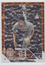 2023 Topps Series 1 Orange Foil 180/299 Beau Brieske #184 r0j