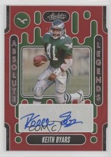 2024 Panini Absolute Legends Signatures Red 4/75 Keith Byars #ALS-KBS Auto 0c3