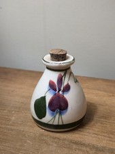 Devon Violets Souvenir Perfume Bottle with Stopper, VGC