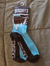 HERSHEY'S CHOCOLATE BAR KIDS SOCKS SIZE 9-3.5