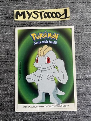 Pokemon Karte Dunkin Boomer #66 Machoc 2000 Nintendo GEBRAUCHT